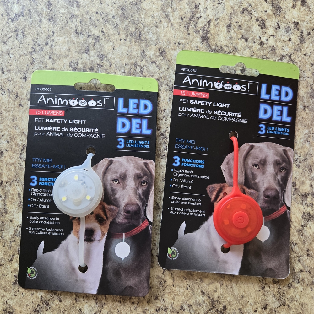 ⭐️Animooos! LED Pet Safety Lights⭐️